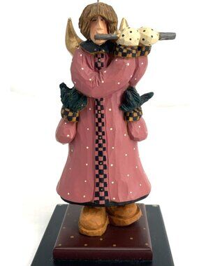 Williraye Studio Angel with Flute Figurine WW2341 1997 Retired Collectible 7.5"